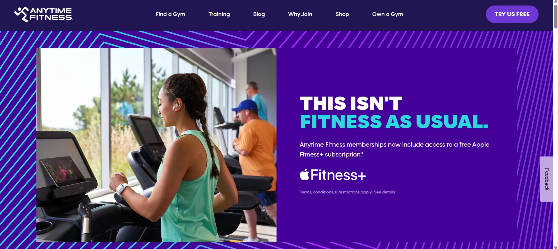 screenshot Anytime Fitnesss x Apple Fitness+